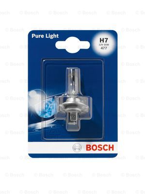 Bec Bosch Pure Light H7 12V 55W PX26d Bilster Bosch - imagine 1