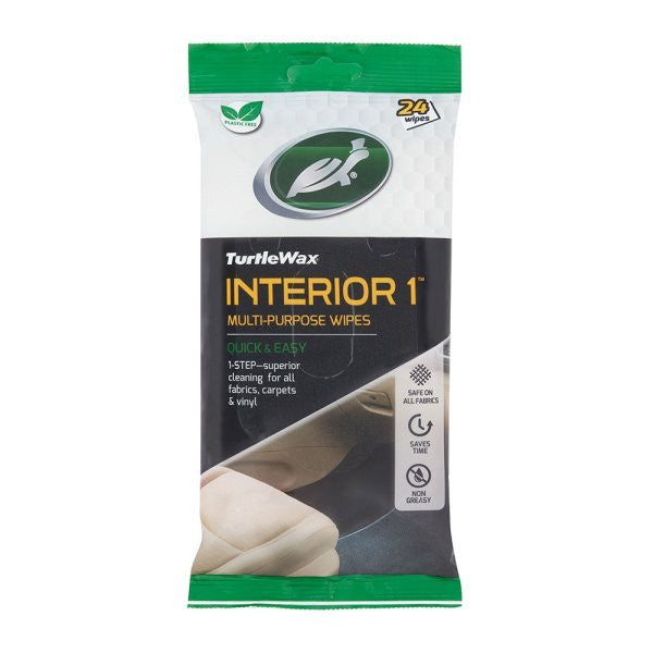 Set 24 servetele Turtle Wax Intretinere interior Multi-Purpose Turtle Wax - imagine 1