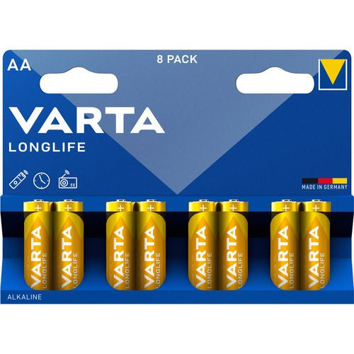 Baterie Varta Longlife AA Blister 8 buc MUT1.2 Varta - imagine 1