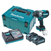 Masina de insurubat cu impact cu 2 acumulatori, Li-Ion, 40 V, 4 Ah, patrat 1/2 inch, 1700 Nm, M12-M36, valiza speciala Makita - imagine 1