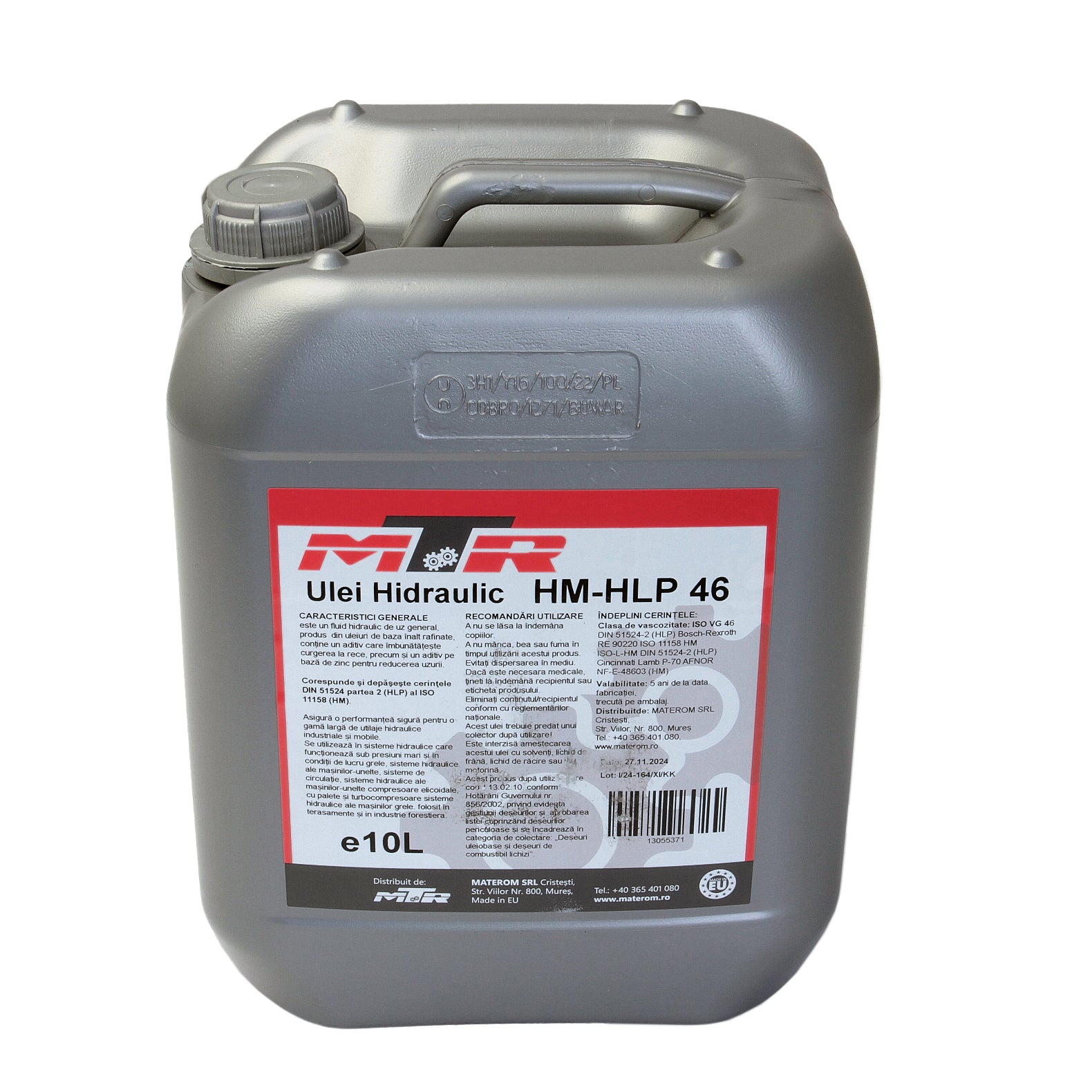 Ulei hidraulic Hlp46 10L MTR - imagine 1