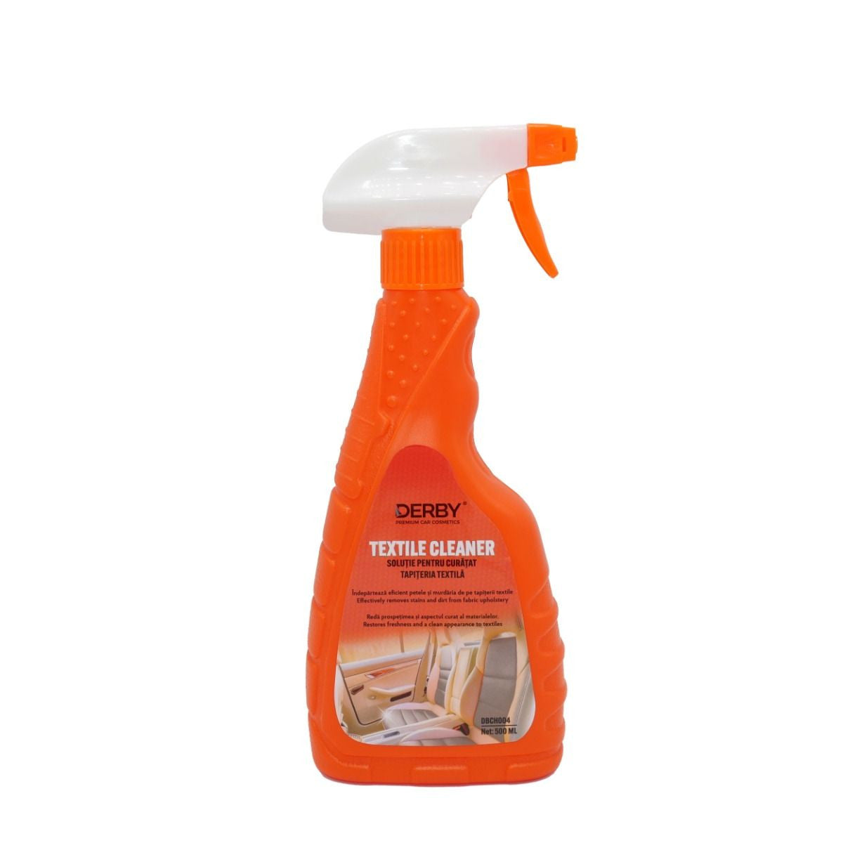 Solutie curatat tapiteria textila, cu pulverizator 500ml DERBY DERBY - imagine 1