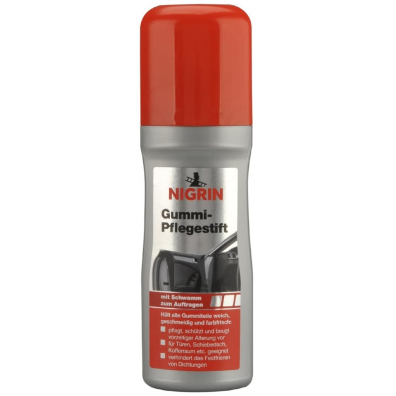 Solutie pentru intretinerea elementelor de cauciuc cu aplicator 75 ml Nigrin - imagine 1