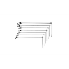 Set de chei cu maner T si cap pivotant Hex, 7buc Milwaukee - imagine 1