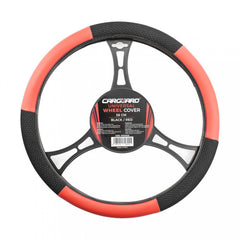 Husa Volan Auto - Rosu/Negru Carguard - imagine 1
