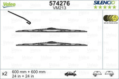 Set lamela stergator Valeo Silencio 600/600 mm Valeo - imagine 1