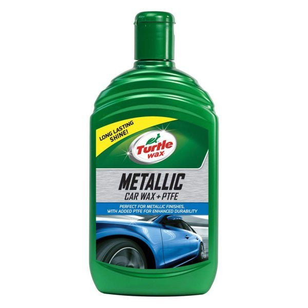 Solutie polish+ceara pentru vopsea metalizata Metallic Car Wax+PTFE TURTLE WAX 500 ml Turtle Wax - imagine 1