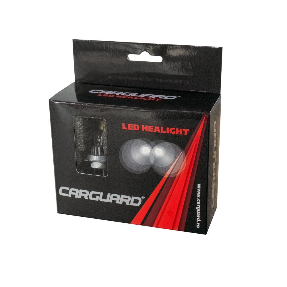 Set 2 Becuri Auto Led H7 28W Off Road Carguard, 28W - 2800 Lumeni - 6000-7000K Carguard - imagine 1