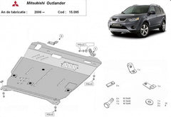 Scut metalic motor, cutie de viteză MTR - imagine 1