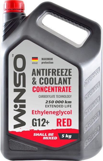 Antigel concentrat Rosu Winso Red G12+ 5L Winso - imagine 1