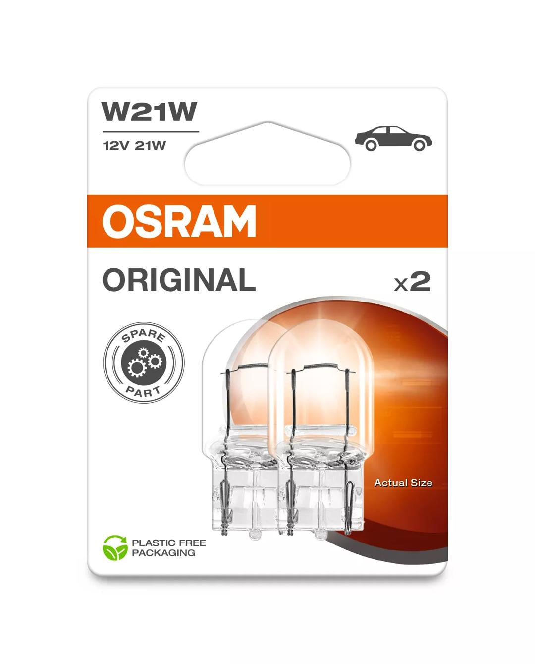 Bec Osram Original W21W 12V 21W W3x16d Osram - imagine 1