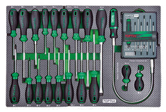 Dulap scule Toptul echipat 340 piese; 7 sertare Toptul - imagine 2