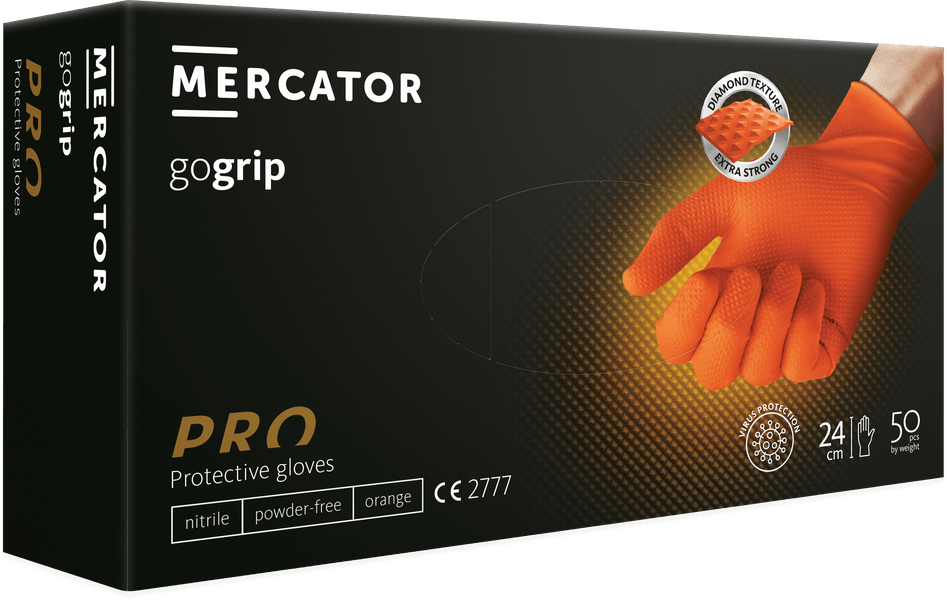 Manusi Mercator Gogrip Nitril (Orange) XL Mercator - imagine 1