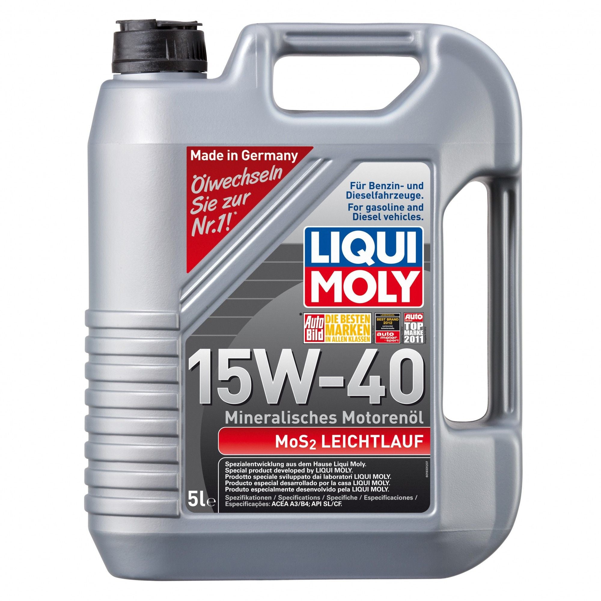 Ulei motor Liqui Moly MOS2 Leichtlauf 15W-40 (2193) (2571) 5L Liqui Moly - imagine 1