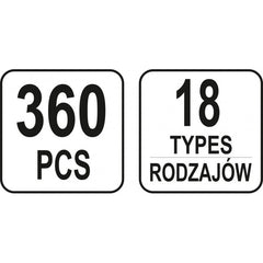Set 360 clipsuri tapițerie Toyota/Lexus Yato - imagine 2