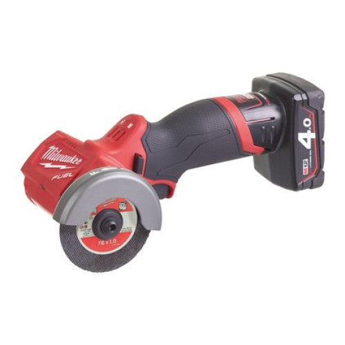 Masina multifunctionala cu acumulator, model M12 FCOT-422X cu doi acumulatori de 12V cu 2Ah si 4 Ah si incarcator, 1 x disc abraziv (cod 4932464717), 1 x disc cu carbura (cod 4932464716), 1 x Milwaukee - imagine 1