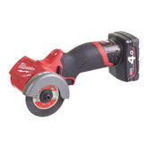 Masina multifunctionala cu acumulator, model M12 FCOT-422X cu doi acumulatori de 12V cu 2Ah si 4 Ah si incarcator, 1 x disc abraziv (cod 4932464717), 1 x disc cu carbura (cod 4932464716), 1 x Milwaukee - imagine 1