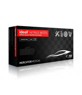 Manusi XXL ideall nitrile Moto nepudrate Negre 290 mm Mercator - imagine 1