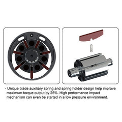 Pistol pneumatic de impact 3/4 2102 NM Toptul - imagine 2