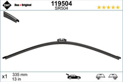 Lamela stergator spate SWF Wiper FB REAR LHD/RHD 335 mm SWF - imagine 1