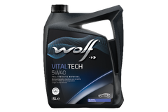 Ulei motor turisme Wolf VitalTech 5W40 5L Wolf - imagine 1