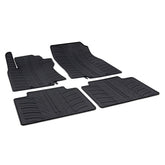 Covorase cauciuc Nissan Xtrail 2014- culoare Negru, presuri Gledring, 4 buc. Gledring - imagine 1