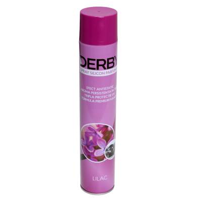 Spray silicon parfumat Liliac 750 ml DERBY - imagine 1