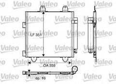 Radiator clima CITROEN C1 PM PN VALEO 818014
