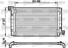 Radiator clima FIAT MULTIPLA 186 VALEO 817384