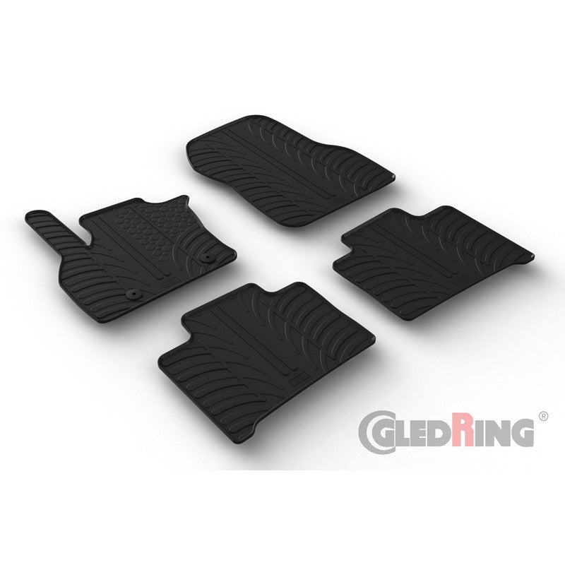 Set 4 covorase cauciuc dedicate RENAULT ZOE HB 2012/ FL 2019->/electric Gledring - imagine 1