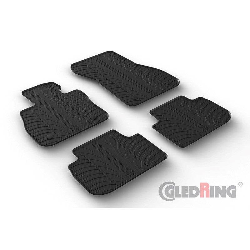 Set 4 covorase cauciuc dedicate BMW Ser.2 GranCoupe F44 03.2020->/rubber Gledring - imagine 1