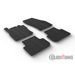 Set 4 covorase cauciuc dedicate VW TIGUAN 04.2016-2024/rubber mats Gledring - imagine 1