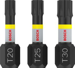 PRO Set mixt 3 biti Impact Torx 25mm Bosch - imagine 1