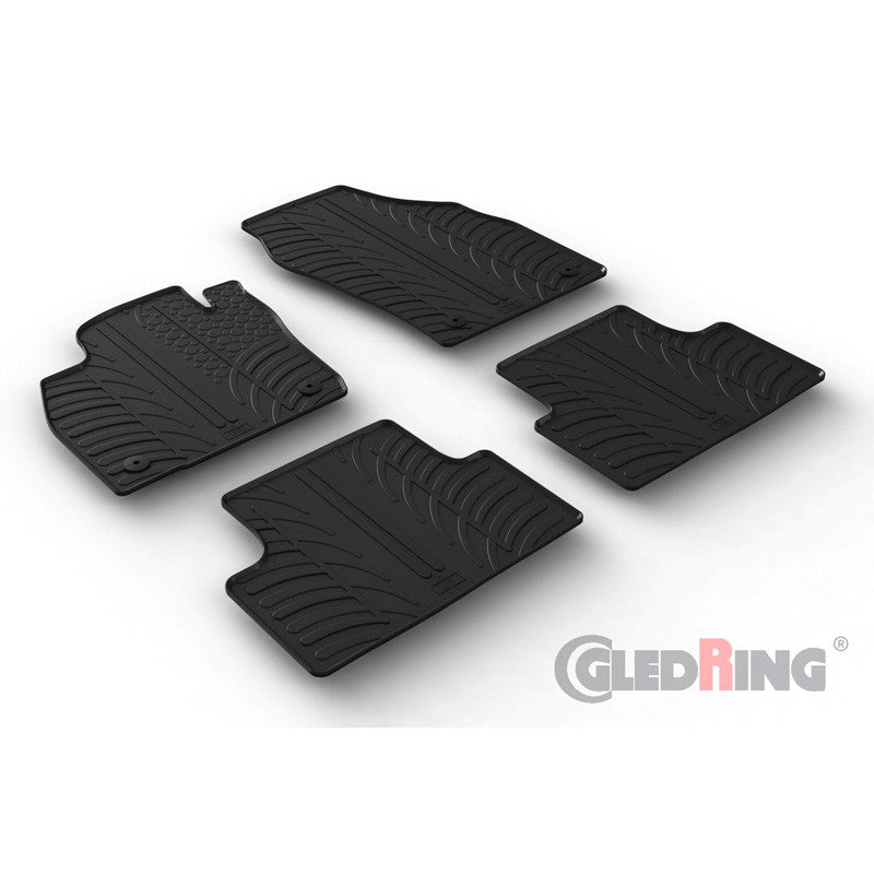 Set 4 covorase cauciuc dedicate VW T-CROSS 03.2019-> SUV Gledring - imagine 1