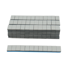 Contragreutati autoadezive gri inchis echilibrare roti Fe 60g (5gx12 buc) 100 benzi/cutie All Ride - imagine 1