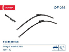 Set Lamela stergator Denso Flat 650/650 mm Denso - imagine 1