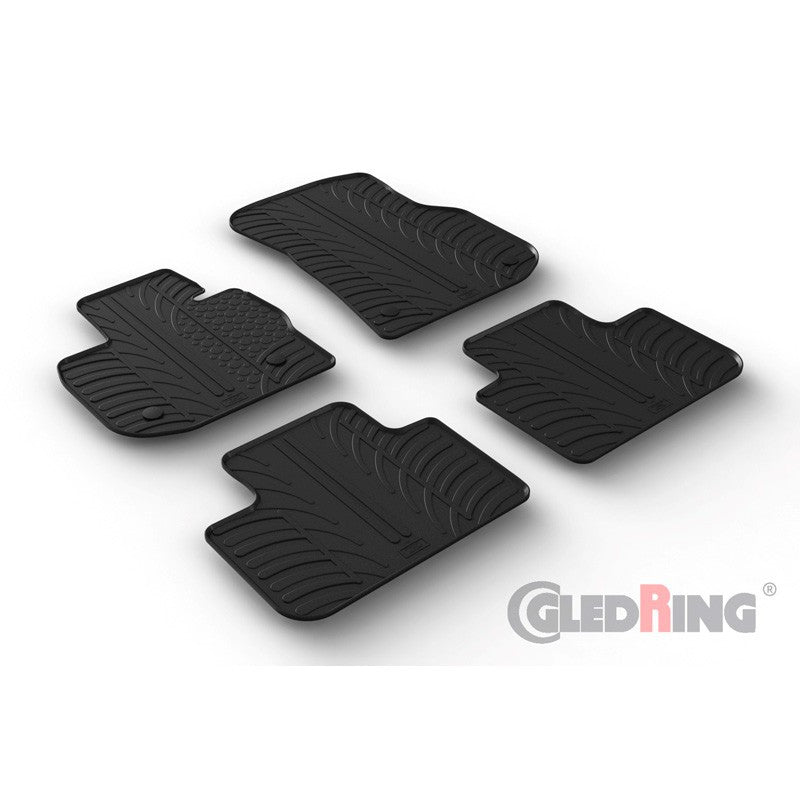 Set 4 covorase cauciuc dedicate BMW X4 G02 SUV 07.2018-> (automatic)/rub Gledring - imagine 1