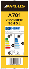 Anvelopa Iarna Aplus 205/60 R16 96H XL A701 APLUS - imagine 4