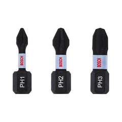 PRO Set mixt 3 biti Impact PH1.2.3 25mm Bosch - imagine 1
