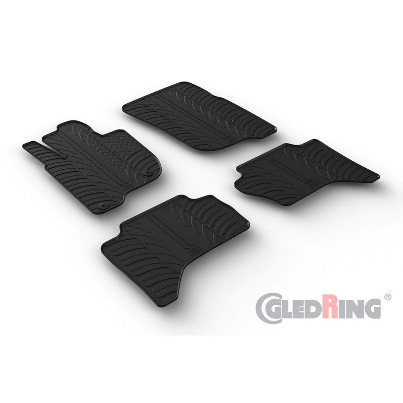 Set 4 covorase cauciuc dedicate MITSUBISHI L200 2015->/FL 2019-> Pick up Gledring - imagine 1