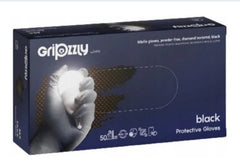 Manusi nitril pentru mecanici, Gripzzly negru, 50 buc/set, Marime L Gripzzly - imagine 1