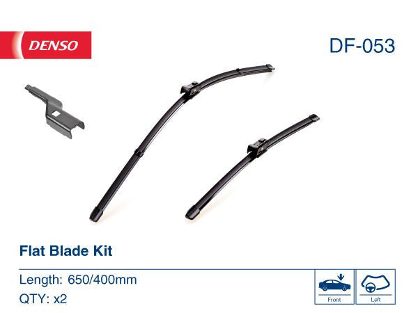 Set Lamela stergator Denso Flat 650/400 mm Denso - imagine 1