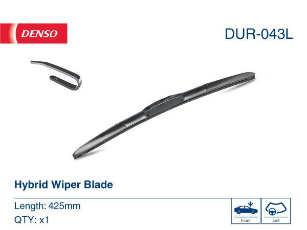 Lamela stergator Denso 425 mm Denso - imagine 1