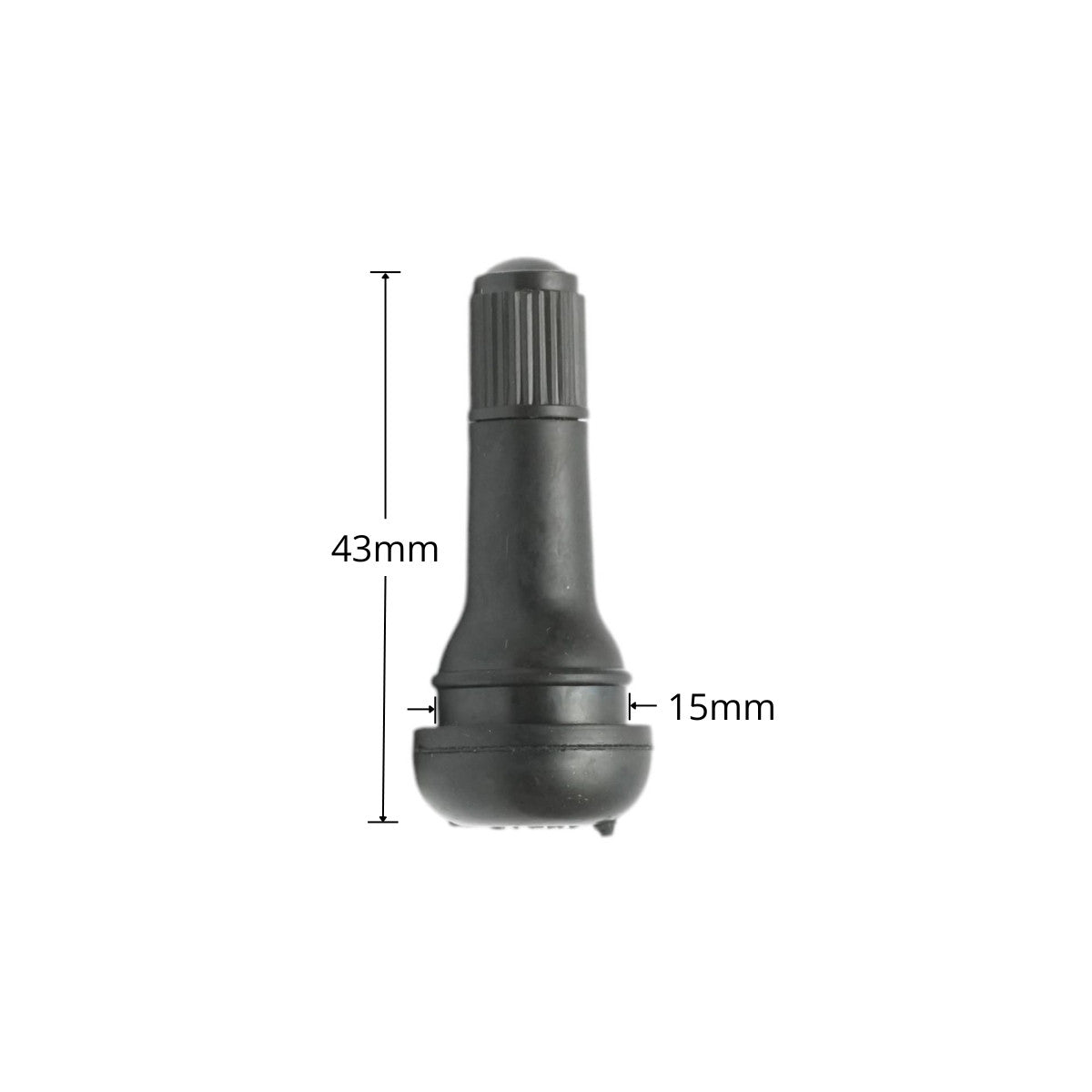 Valva roata tubeless premium EPDM 43mm All Ride - imagine 1