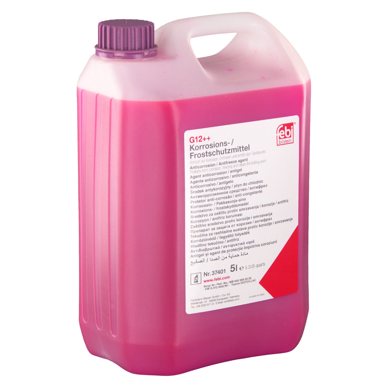 Antigel concentrat Febi Violet G12++ 5L Febi - imagine 1