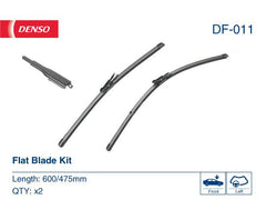 Set Lamela stergator Denso Flat 600/475 mm Denso - imagine 1