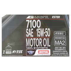 Ulei motor Motul 7100 15W50 4T 4L Motul - imagine 1