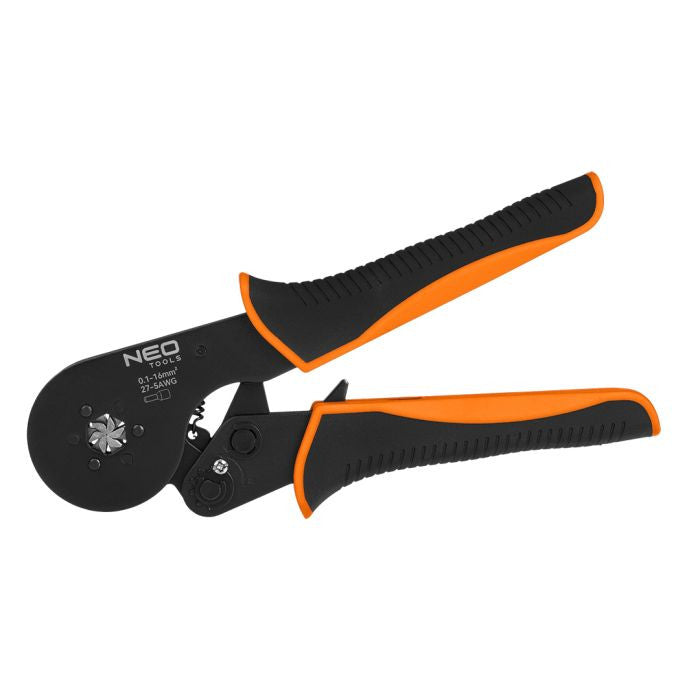 Cleste de sertizare pentru mansoane de capat 6 pietre, diametrul mansonului: 0,1 - 16 mm Neo Tools - imagine 1