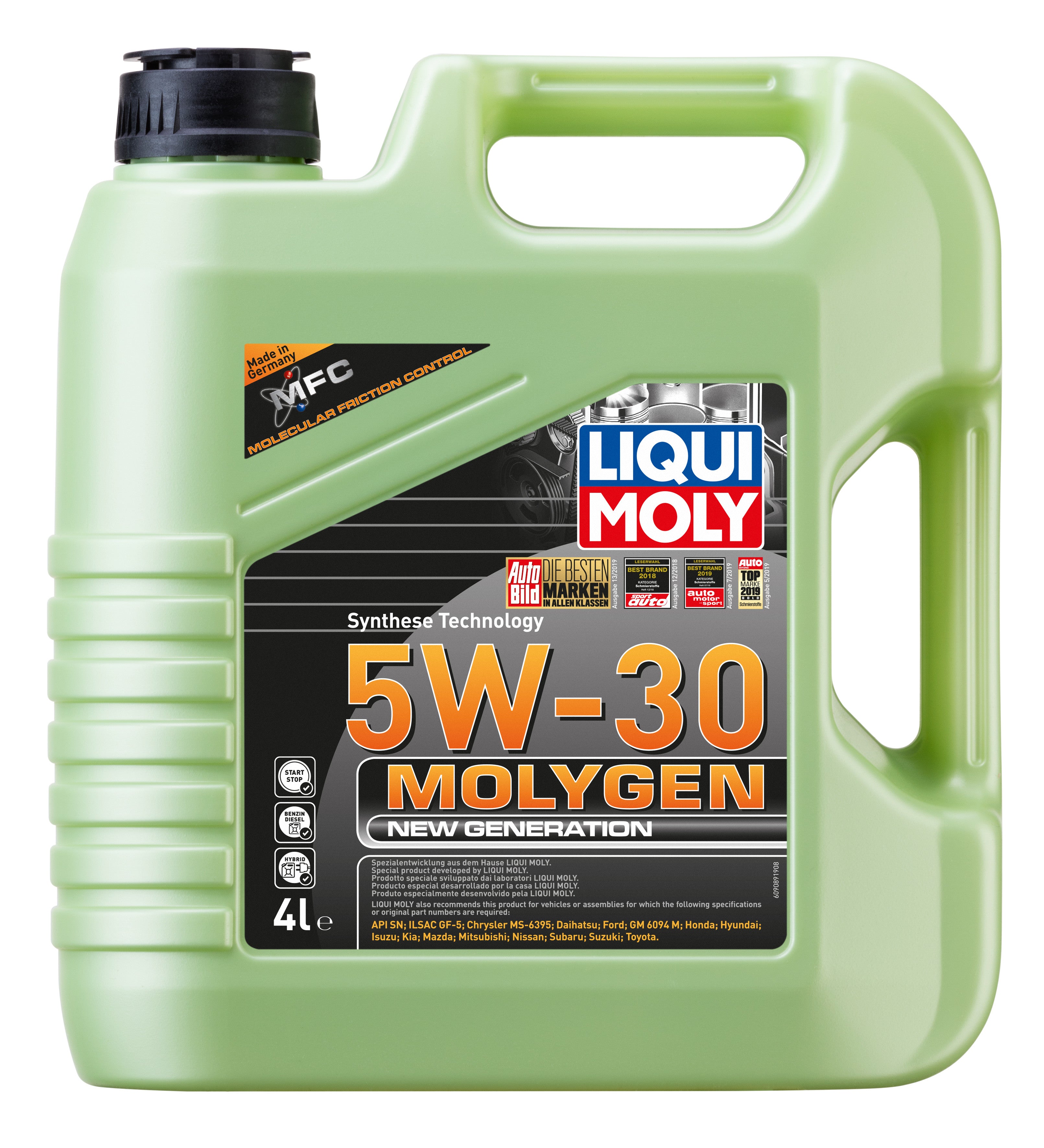 Ulei motor Liqui Moly Molygen New Generation 5W30 (9089) 4L Liqui Moly - imagine 1