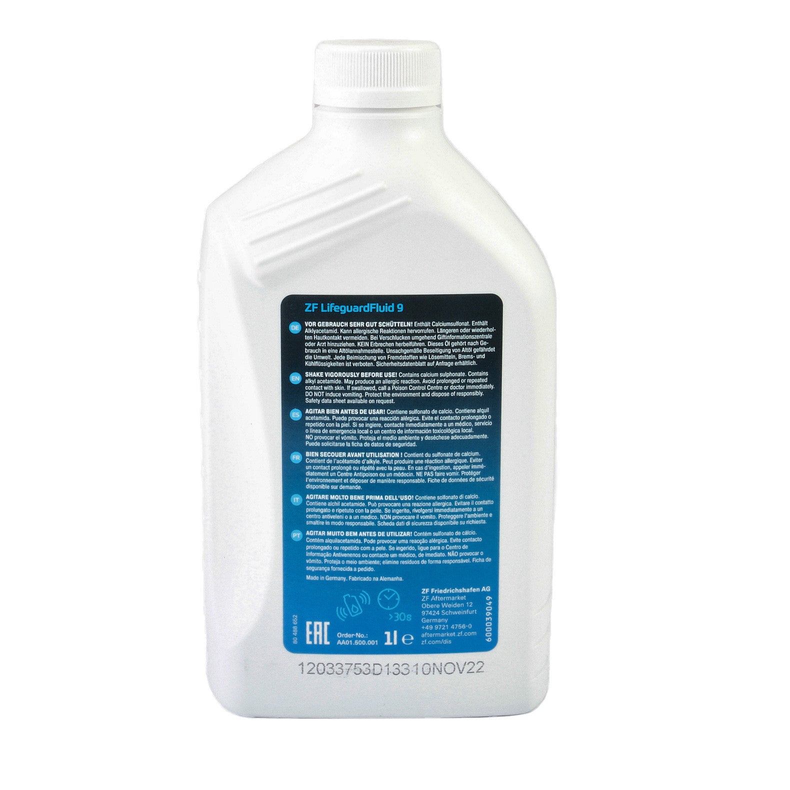 Ulei cutie automata ZF Lifeguard fluid 9 1L ZF - imagine 3